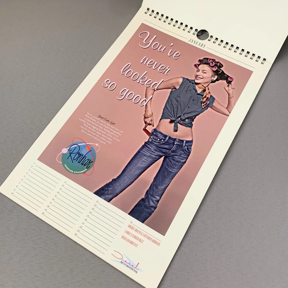 Retro diesel calendar rare